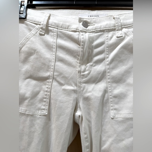 J Brand Arkin Zip Ankle White Joggers - Picture 7 of 11